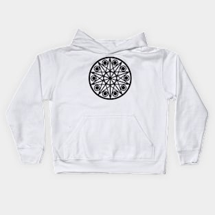 Stars Line Art Kids Hoodie